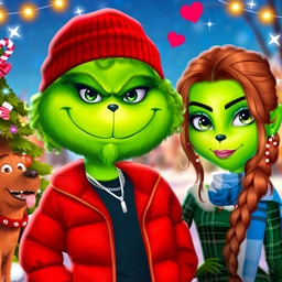 The Grinch Couple Holiday Dress Up