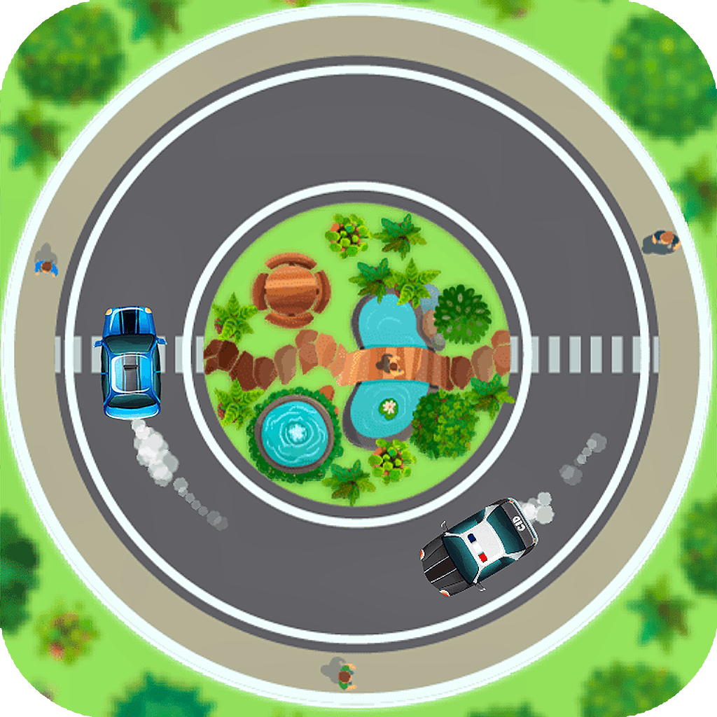 gameplay Car Nabbing Race - The Police Car Chase